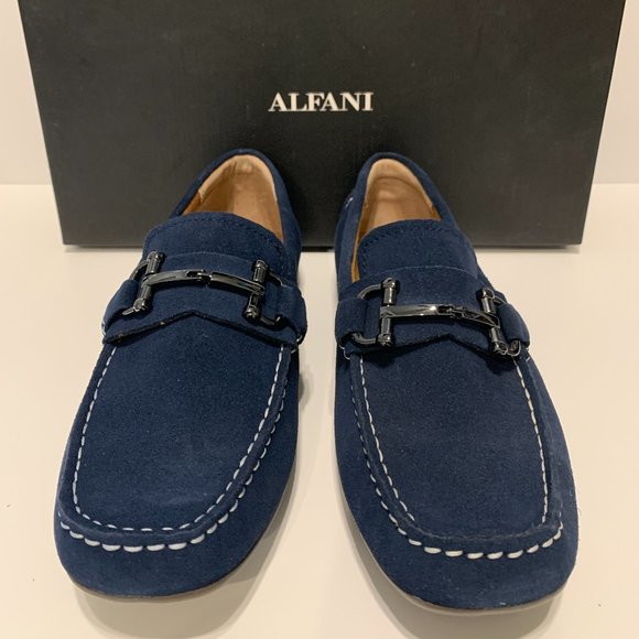 Alfani Men's James Suede Driver with Bit loafer - Picture 2 of 6